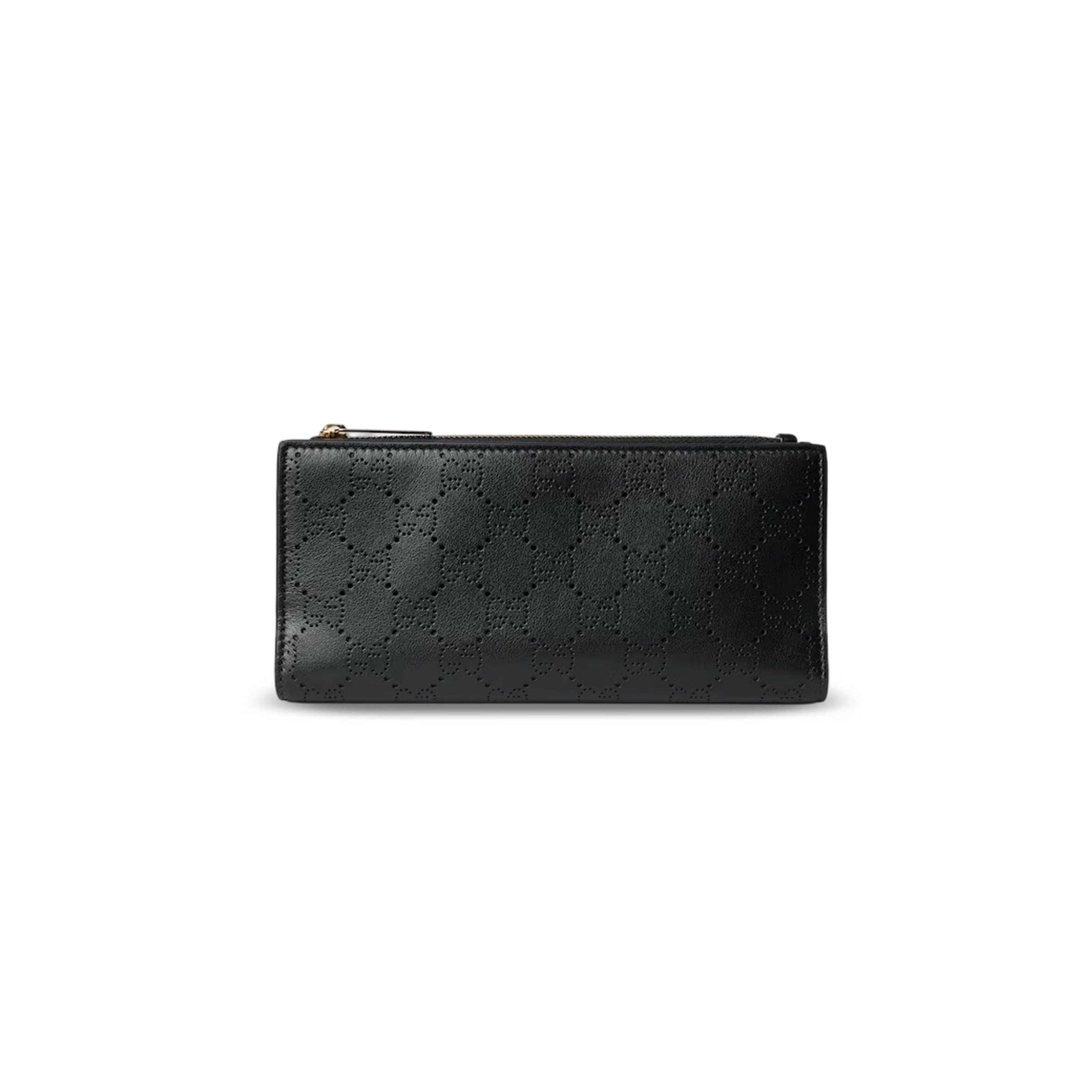 Gvc*1 PERFORATED GG LONG WALLET 876085 (19*10*1.5cm)